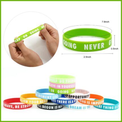 Glow in Dark Silicone Wristband - Greenworks Wristband Printing